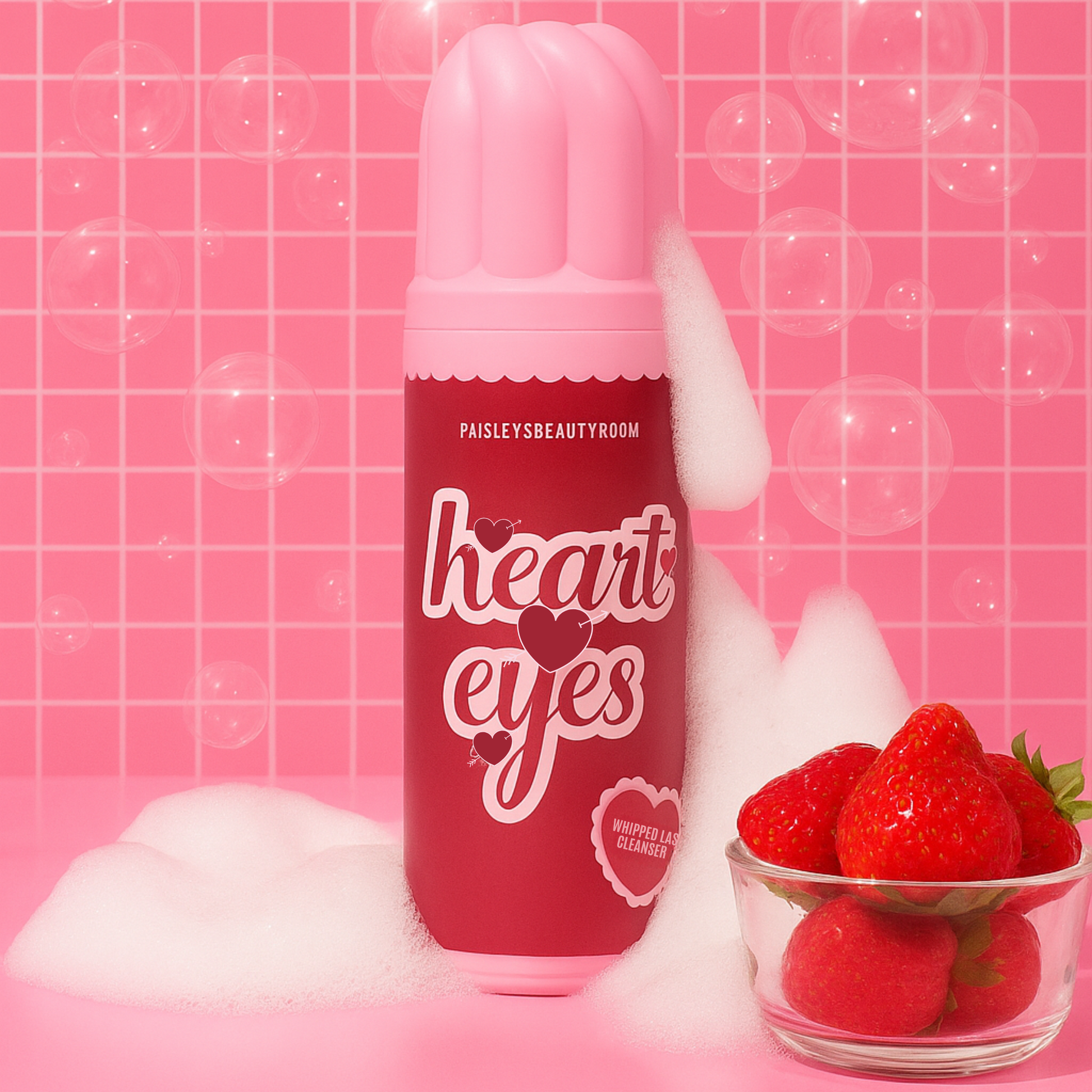 PBR Heart Eyes Whipped Lash Shampoo Cleanser - Paisleys Beauty Room
