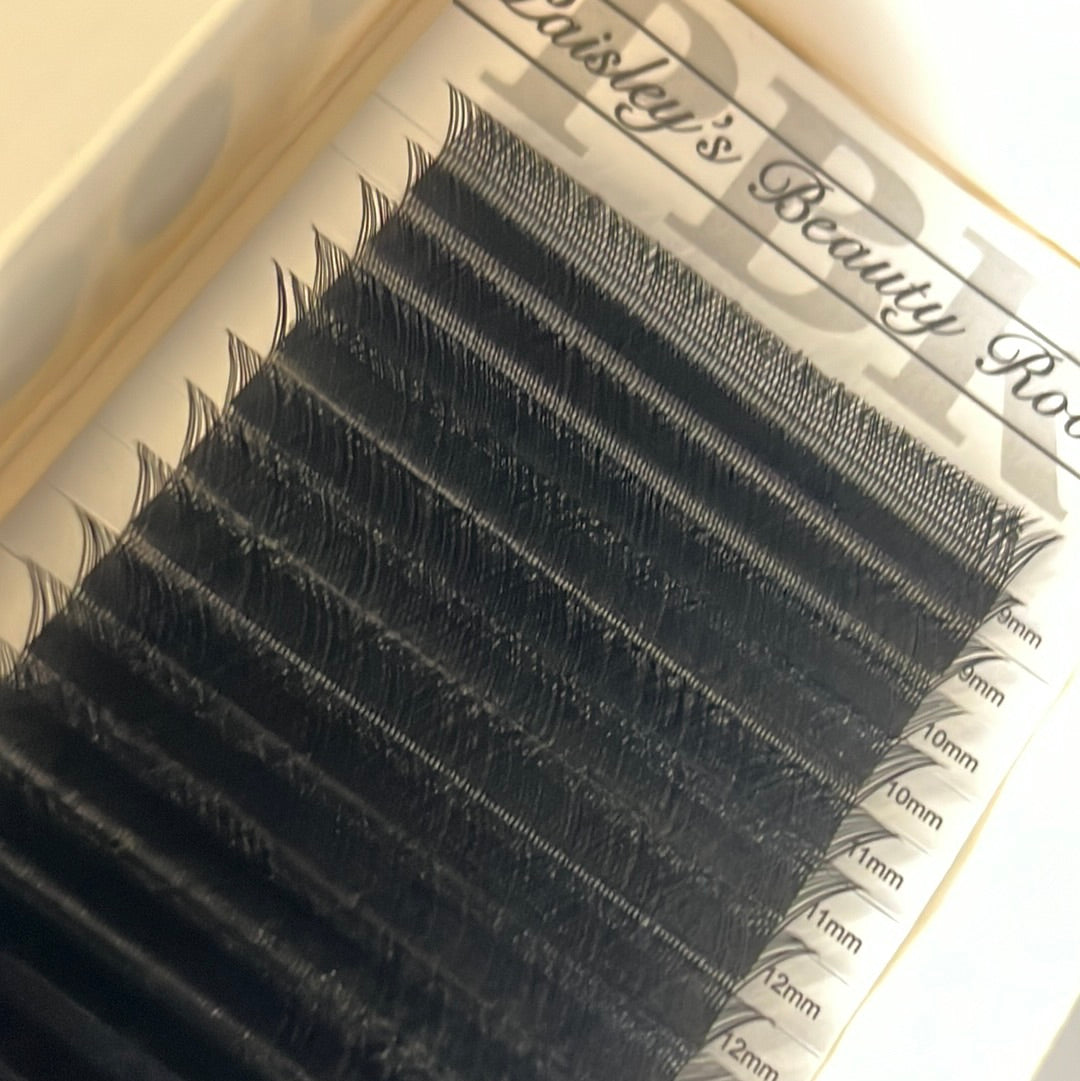 PBR YY 0.07 D curl fan lash extensions