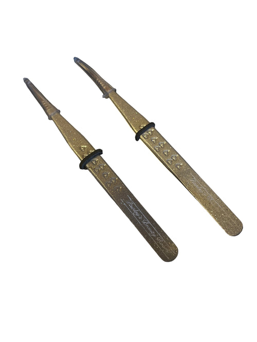 99p straight glitter tweezer