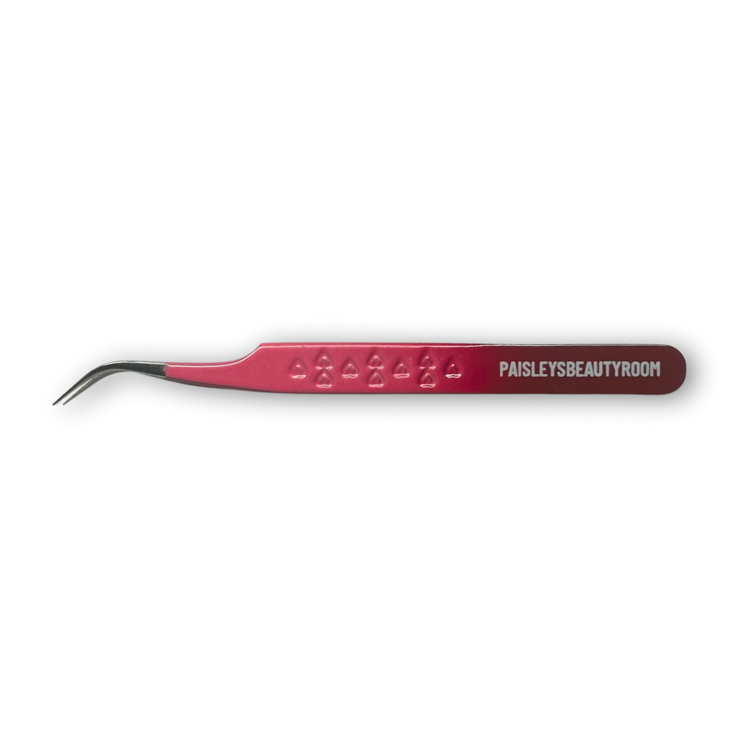 PBR curved pick up tweezer - Paisleys Beauty Room